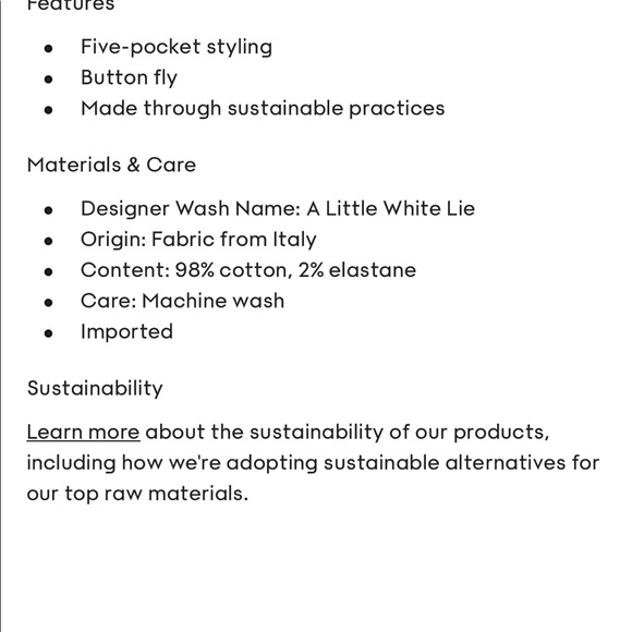 Aritzia Denim Forum Yoko High Rise Slim 28L 28W - Picture 3 of 11